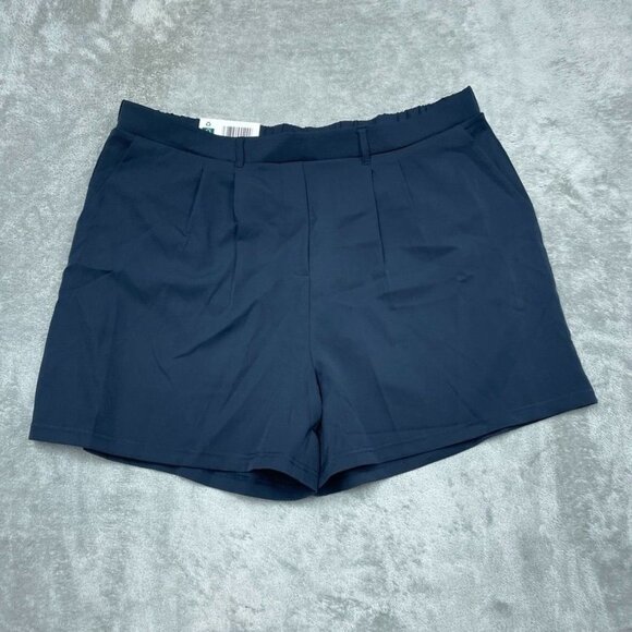 32 Degrees Cool Navy XX-Large Womens Pull On Shorts a1527 - Picture 1 of 6